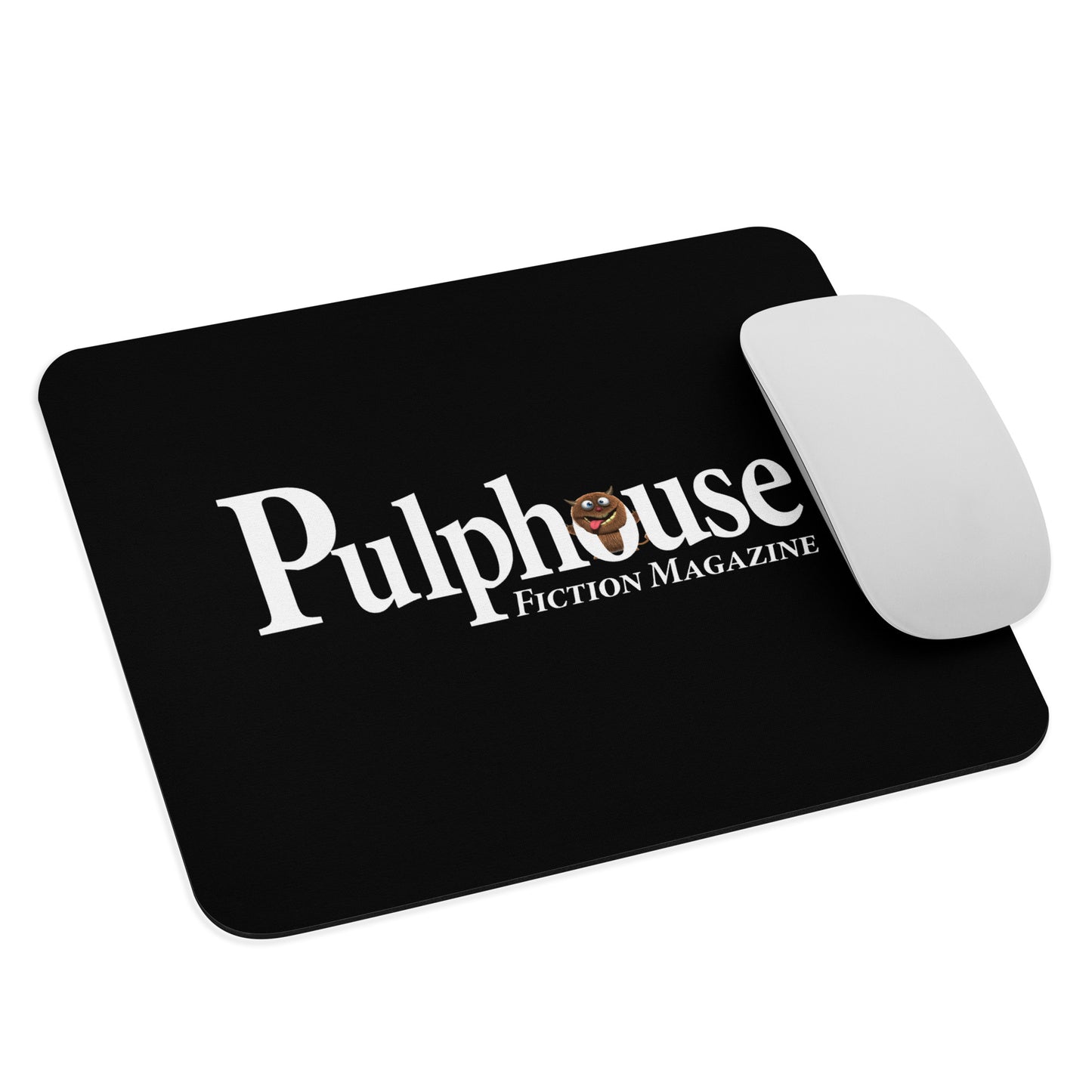 The Not Boring PULPHOUSE LOGO MOUSE PAD - Fun Attitude Pulphouse Fiction Magazine Mouse Pad