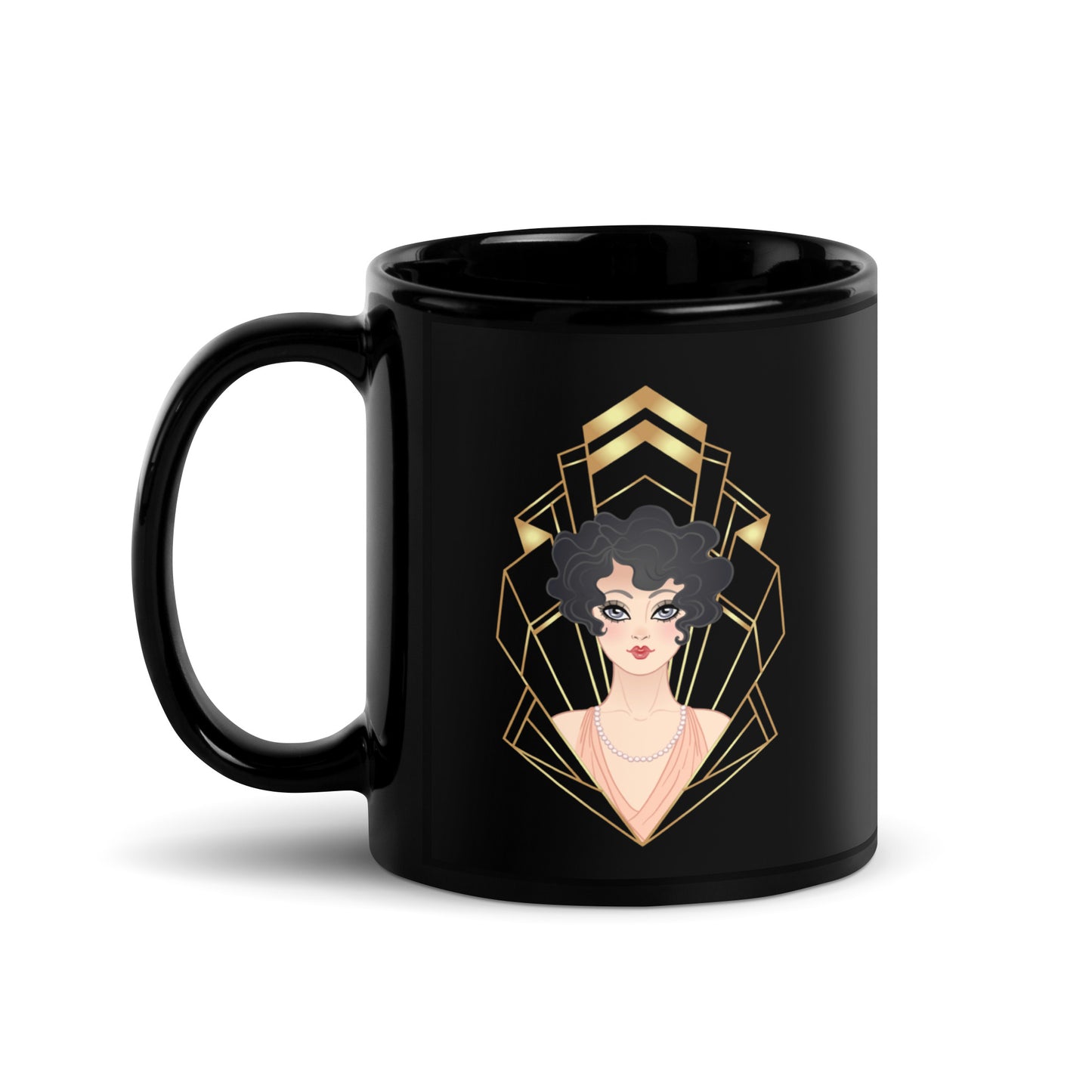 THE SILVER LADY Hotel & Casino SHARED WORLDS Black Glossy Mug - WRITING SHARED WORLDS WMG Publishing