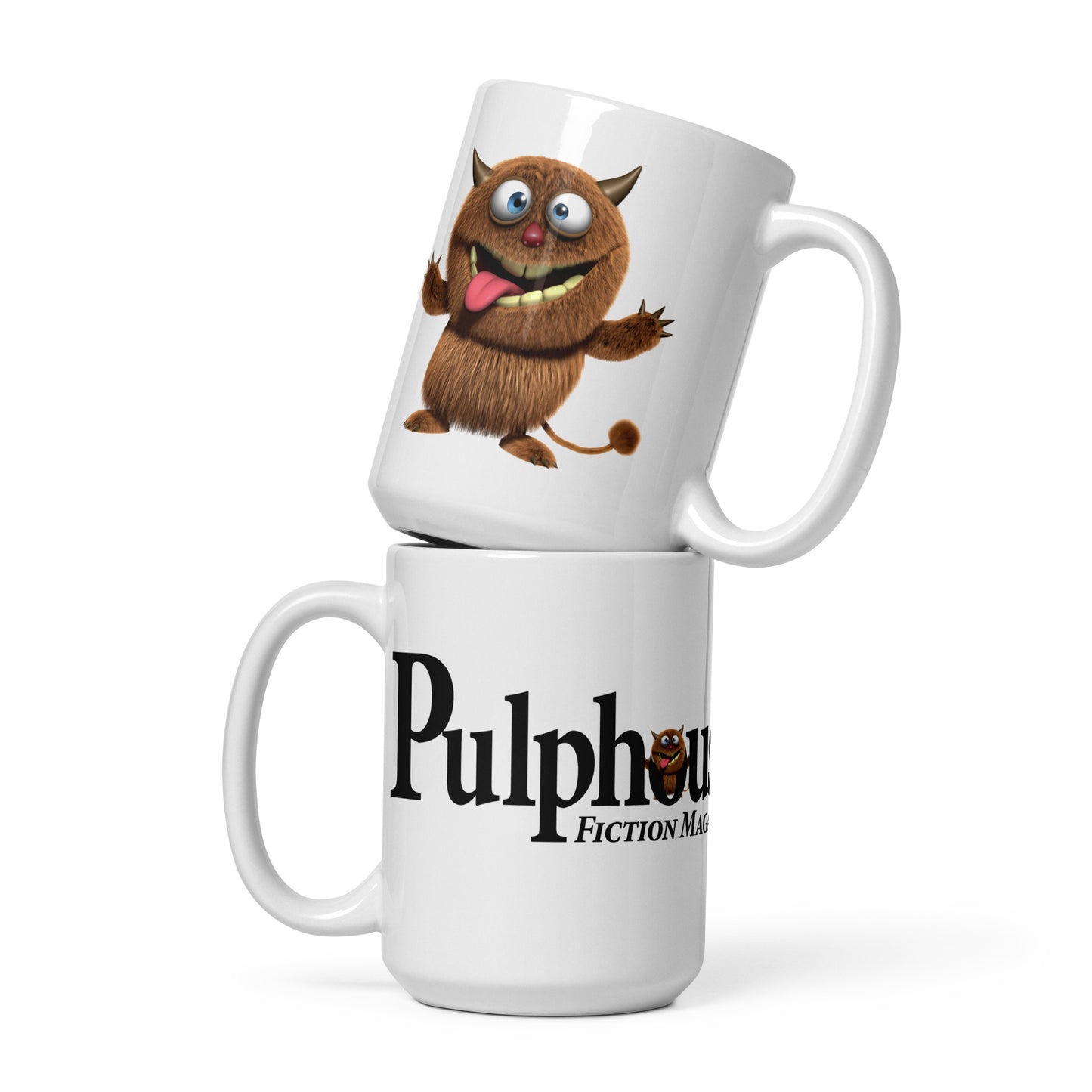 The Office Star! Thumper & Pulphouse Logo White Glossy Mug - Coffee Tea Mug Fun & Humorous